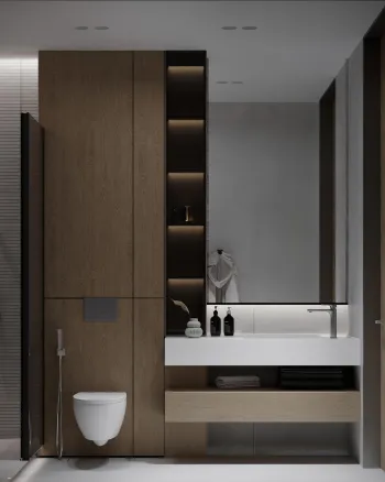 Интерьер ванной  смотреть на Basicdecor