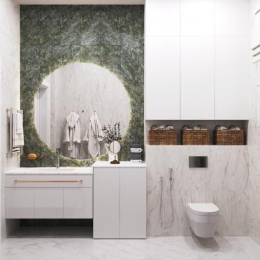 Интерьер ванной  смотреть на Basicdecor