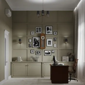 Интерьер кабинета  смотреть на Basicdecor