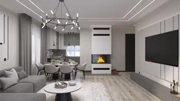 Интерьер гостиной  смотреть на Basicdecor