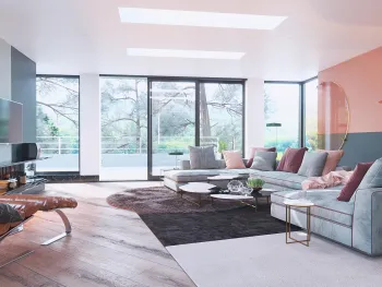 Интерьер гостиной  смотреть на Basicdecor