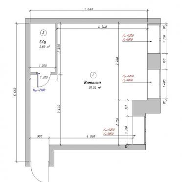 Интерьер с двой окна, проходной и проемом в ампире смотреть на Basicdecor