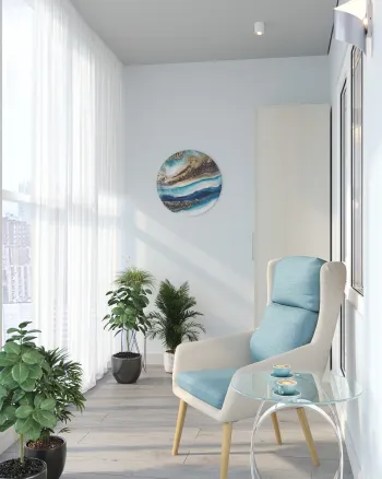 Интерьер балкона в современном стиле смотреть на Basicdecor