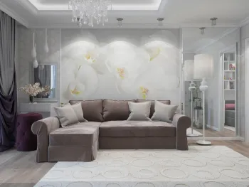 Интерьер гостиной  смотреть на Basicdecor