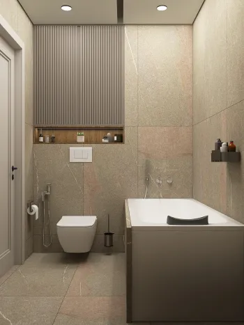 Интерьер ванной  смотреть на Basicdecor
