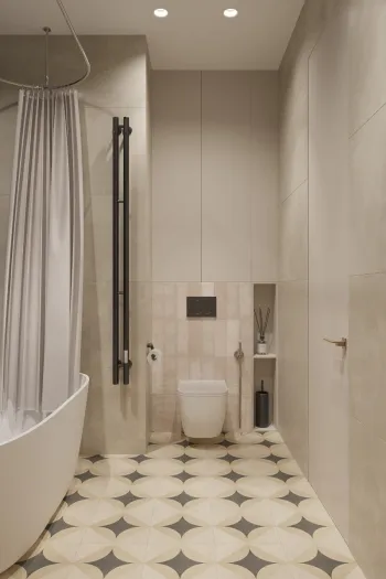 Интерьер ванной  смотреть на Basicdecor