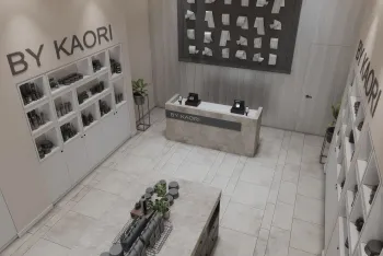 Интерьер с душевой из плитки и нишей из плитки  смотреть на Basicdecor