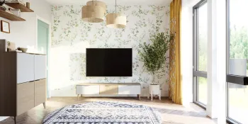 Интерьер гостиной  смотреть на Basicdecor