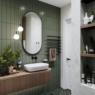 Интерьер ванной  смотреть на Basicdecor