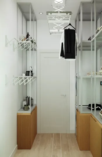 Интерьер с хранением верхней одежды  смотреть на Basicdecor