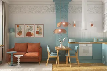 Интерьер гостиной  смотреть на Basicdecor