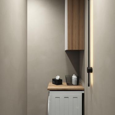 Интерьер ванной c подсветкой  смотреть на Basicdecor