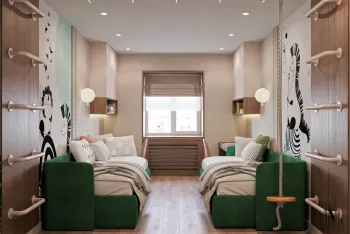 Интерьер детской с для мальчика и для разнополых  смотреть на Basicdecor