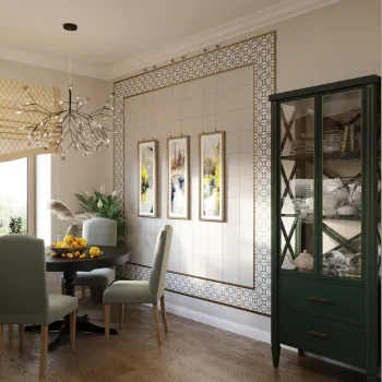 Интерьер столовой в неоклассике смотреть на Basicdecor