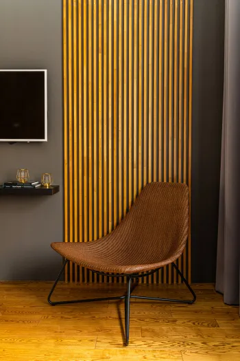 Интерьер c рабочим местом в современном стиле смотреть на Basicdecor