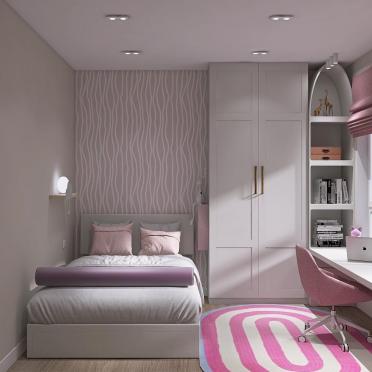 Интерьер детской с для девочки  смотреть на Basicdecor