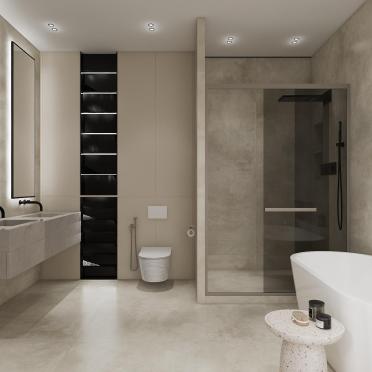 Интерьер ванной  смотреть на Basicdecor