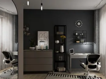 Интерьер c подсветкой в современном стиле и гоблинкоре смотреть на Basicdecor