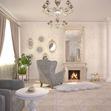 Интерьер гостиной  смотреть на Basicdecor