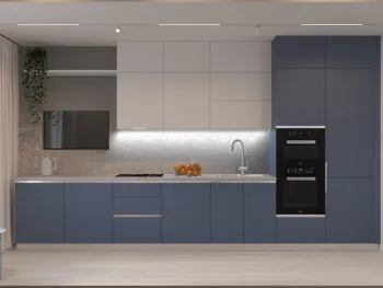 Интерьер кухни в хай-теке смотреть на Basicdecor