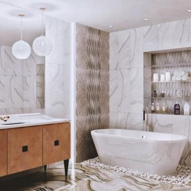 Интерьер ванной  смотреть на Basicdecor