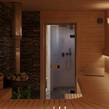Интерьер cауной  смотреть на Basicdecor