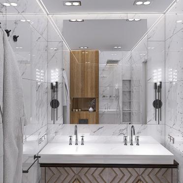 Интерьер ванной  смотреть на Basicdecor