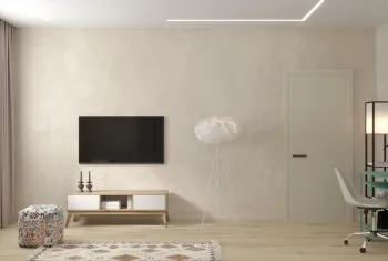 Интерьер cветовыми линиями  смотреть на Basicdecor