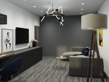 Интерьер гостиной  смотреть на Basicdecor