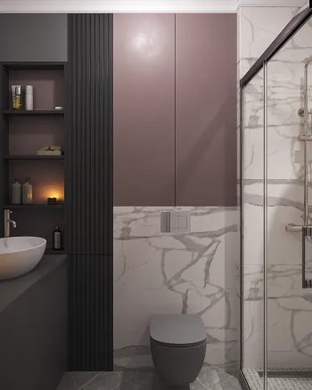 Интерьер ванной  смотреть на Basicdecor