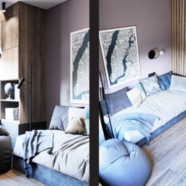 Интерьер детской  смотреть на Basicdecor