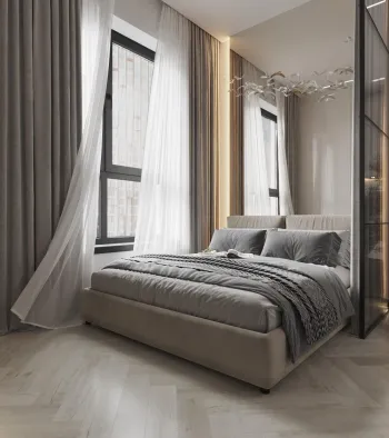 Интерьер спальни  смотреть на Basicdecor
