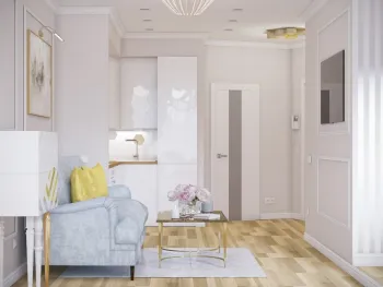 Интерьер гостиной в неоклассике смотреть на Basicdecor