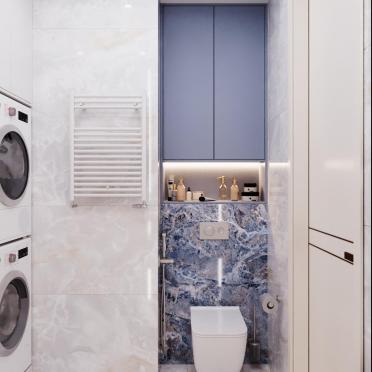 Интерьер ванной с постирочной  смотреть на Basicdecor