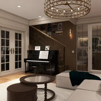 Интерьер гостиной  смотреть на Basicdecor