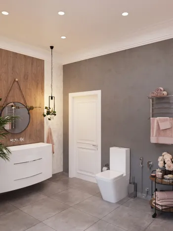Интерьер ванной в неоклассике смотреть на Basicdecor