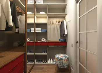 Интерьер гардеробной  смотреть на Basicdecor
