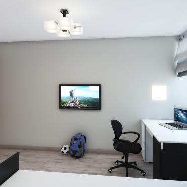 Интерьер детской c рабочим местом в скандинавском стиле смотреть на Basicdecor