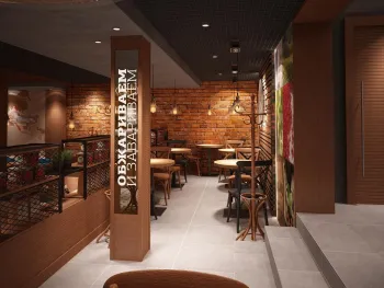 Интерьер с барной стойкой  смотреть на Basicdecor