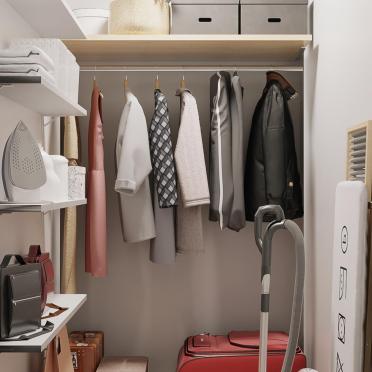 Интерьер с хранением верхней одежды  смотреть на Basicdecor