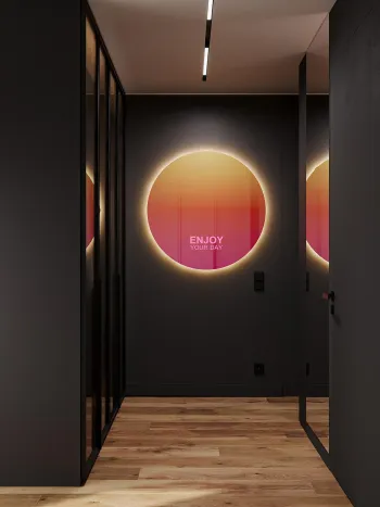 Интерьер c подсветкой  смотреть на Basicdecor