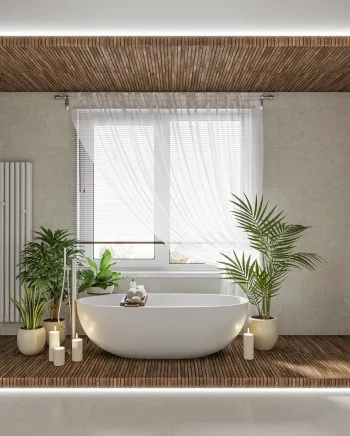 Интерьер ванной в неоклассике смотреть на Basicdecor