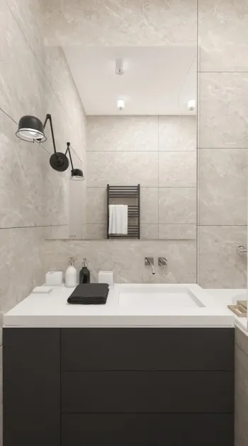 Интерьер ванной в современном стиле смотреть на Basicdecor