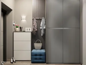 Интерьер прихожей в современном стиле смотреть на Basicdecor