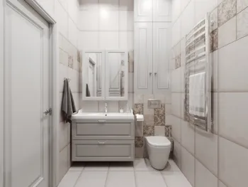 Интерьер ванной в неоклассике смотреть на Basicdecor