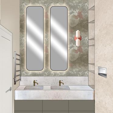 Интерьер ванной  смотреть на Basicdecor