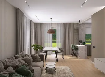 Интерьер гостиной  смотреть на Basicdecor