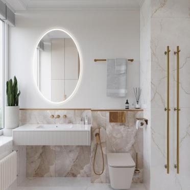 Интерьер ванной  смотреть на Basicdecor