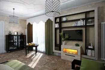 Интерьер гостиной в неоклассике смотреть на Basicdecor