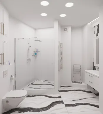 Интерьер ванной  смотреть на Basicdecor
